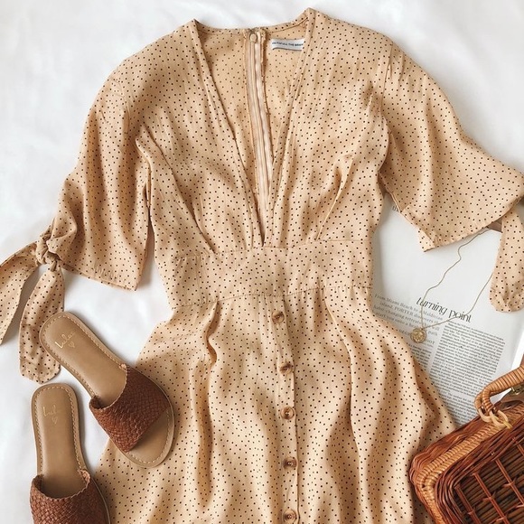 Faithfull the Brand Dresses & Skirts - Anthropologie Faithfull the Brand Birgit Polka Dot dress